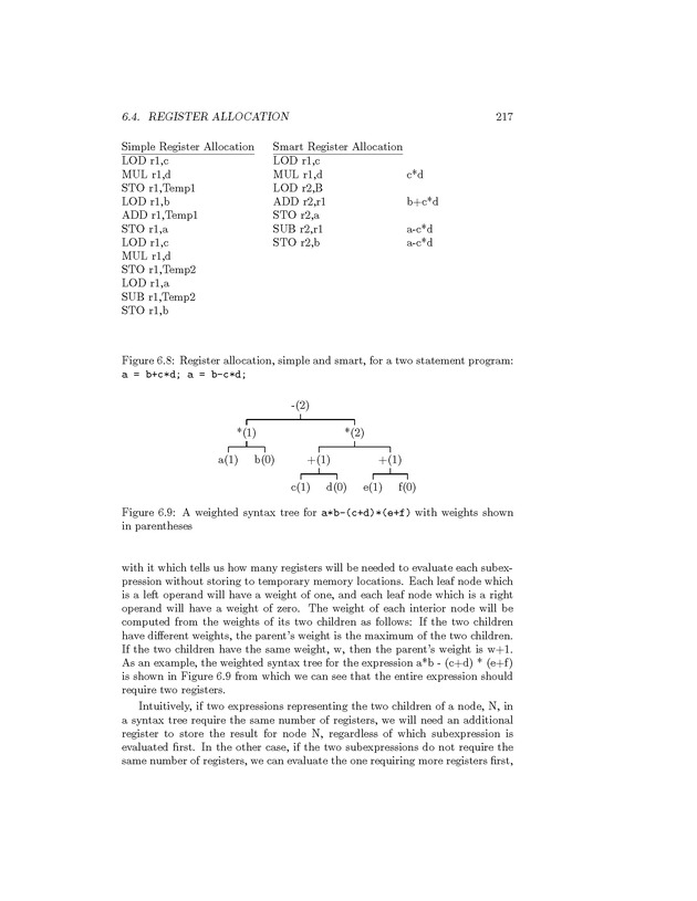 Compiler Design: Theory, Tools, and Examples - Page 217